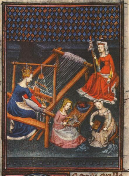 Weaving in 15th century Europe