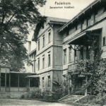 Kurhaus, picture postcard around 1900 (StA Paderborn, M 1 picture postcard collection, classification group 5, Inselbad)